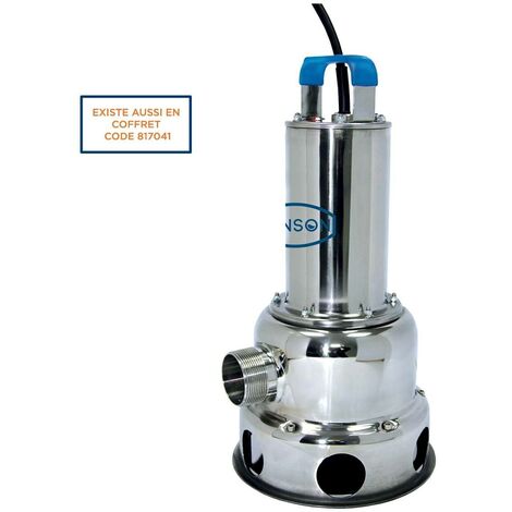 POMPE DE RELEVAGE TRI VORTEX 1,45KW INOX EAUX CHARGEES RENSON