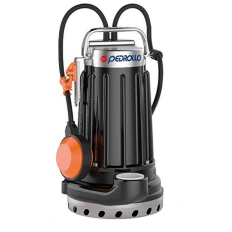 Pompe de relevage vidange Pedrollo DCm30 avec flotteur 1,1kW caves immergée Monophasée en Fonte usage professionnel