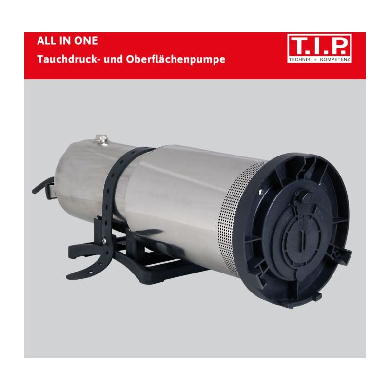 T.i.p. - Pompe de réservoir tip 4en1 - acier inoxydable, 6 000 l/h, hauteur de refoulement 43 m, automatique intégrée, Subgarden 6000 aut, 30137