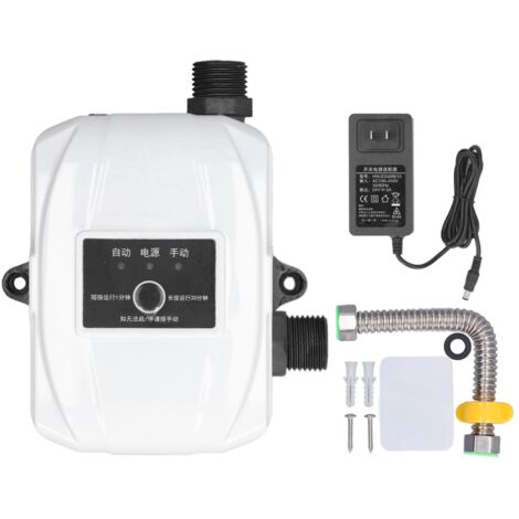 Pompe de surpression automatique 150W 24V, silencieuse et étanche, pour douche et robinet, dénivelé 20m, prise US, DN15, 100‑240V