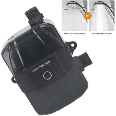 Pompe de surpression d'eau 100W 24V Pompe de surpression automatique à faible bruit pour salle de bain et jardin 100-240V EU Plug--
