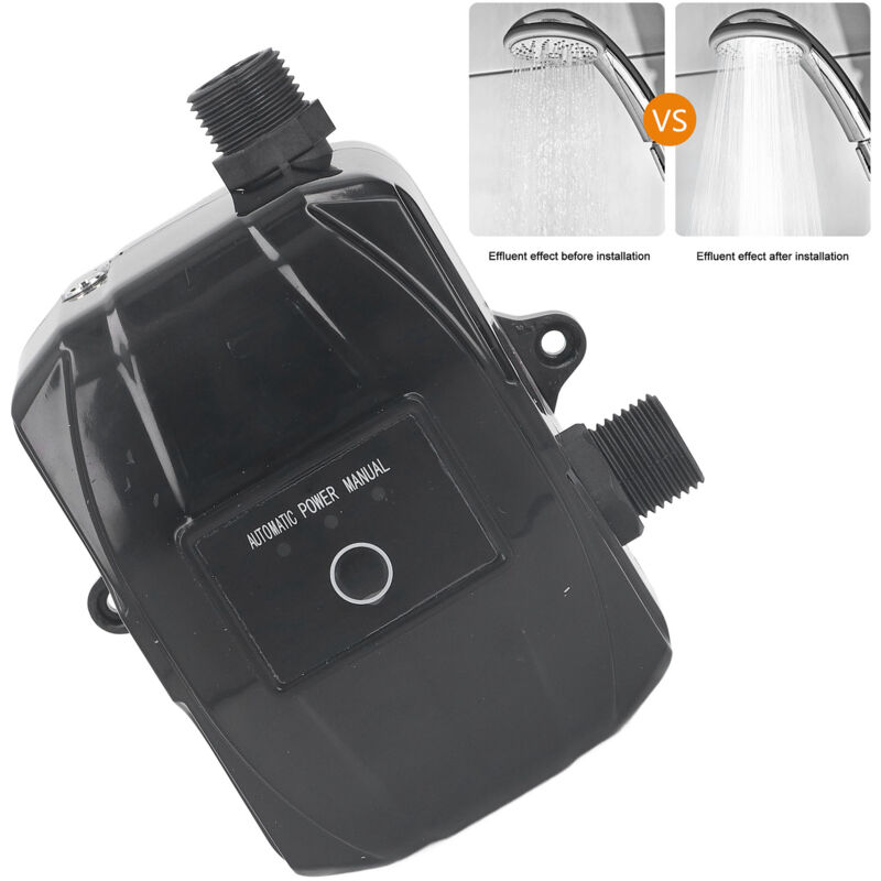 Pompe de surpression d'eau 100W 24V Pompe de surpression automatique à faible bruit pour salle de bain et jardin 100-240V eu Plug- Trimec