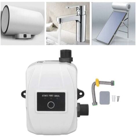 Pompe de surpression d'eau automatique 100W 24V Miniature Pipeline Compression Centrifugal Boost Pump EU Plug 100-240V--