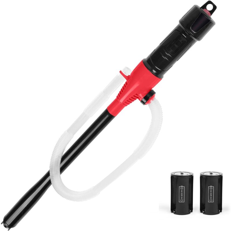 Pompe de Transfert à Liquide, Pompe à Eau électrique à Piles, Pompe à Siphon de Pompe à Carburant pour Gaz, Eau, Huile, Autres Liquides
