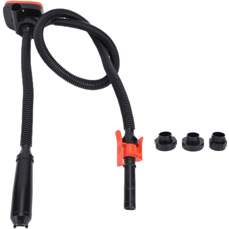 Pompe de transfert de carburant 2,4 GPM avec buse, Siphon électrique Portable, tuyau Extra Long pour Derv à essence