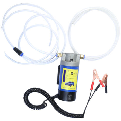 Pompe de transfert de carburant, pompe à huile portable 12 volts, kit de pompe de transfert d'huile moteur électrique CC pour voiture, camion et bateau
