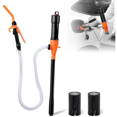 Pompe De Transfert De Liquide Alimentée Par Batterie Pompe Électrique Portative à Siphon De Liquide Pompe Portative Polyvalente à Réservoir De Poisson à Carburant, Eau Et Gaz, 9.8 L/Min