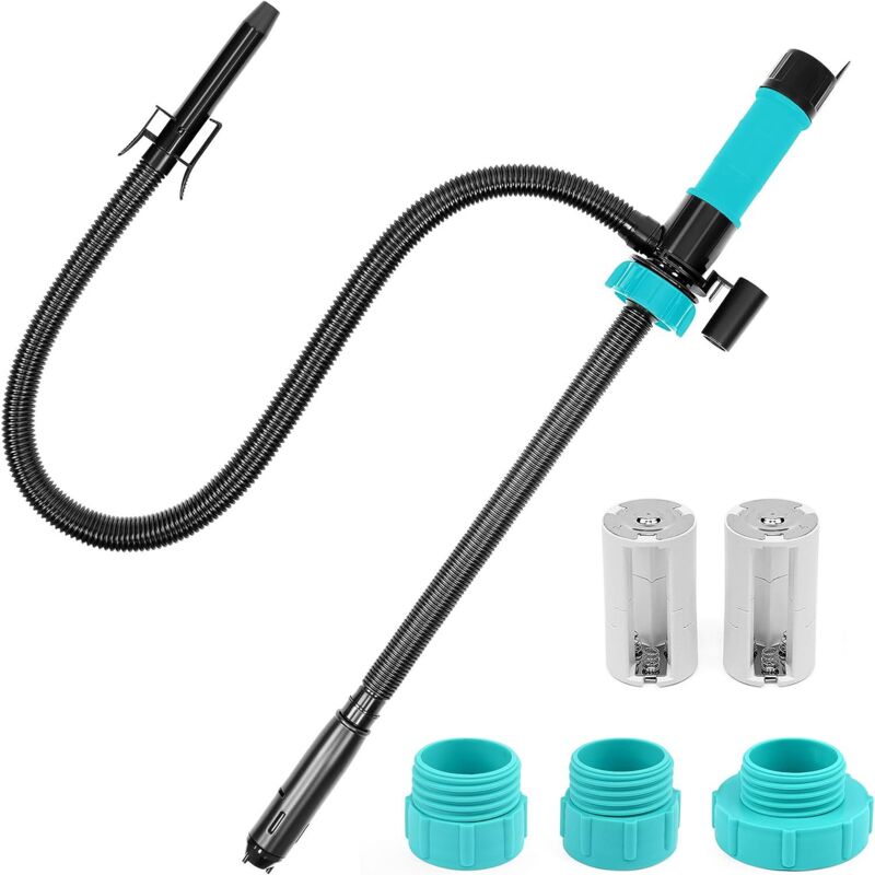 Pompe de Transfert de Liquide Portable Pompe Electrique - Pompe à Bidon Électrique Portative à Siphon-Pompe a Eau- 2,4 gal/min - Utilisez-la Dans le