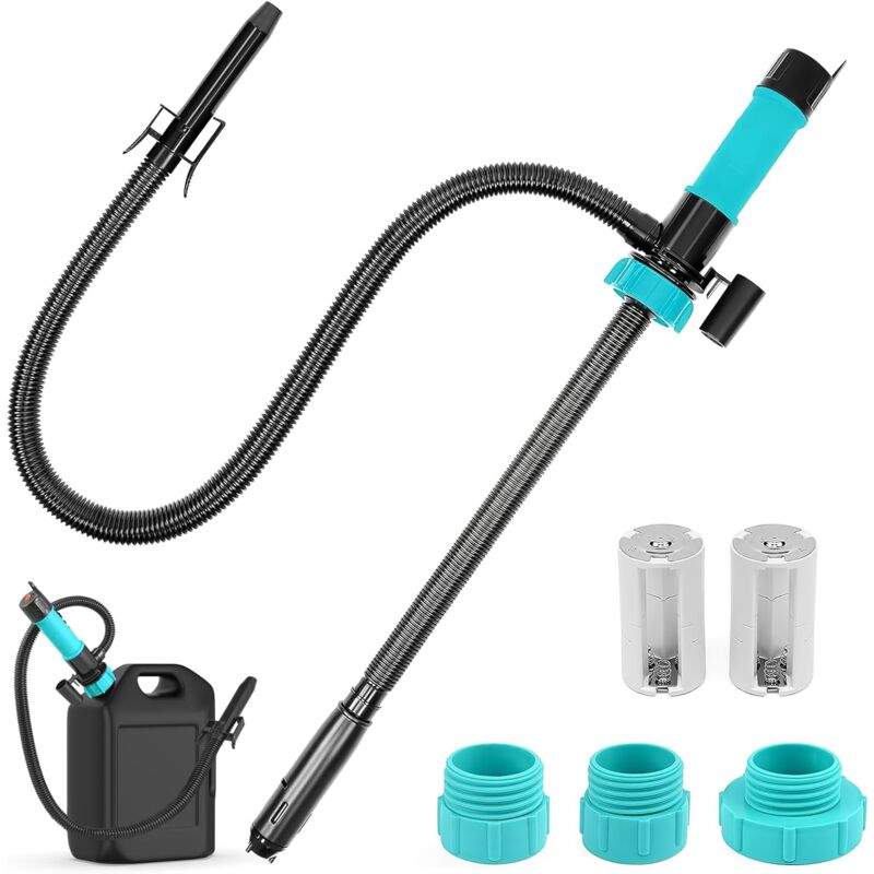 S-giant - Pompe de Transfert de Liquide Portable Pompe Electrique - Pompe à Bidon Électrique Portative à Siphon-Pompe a Eau- 2,4 gal/min