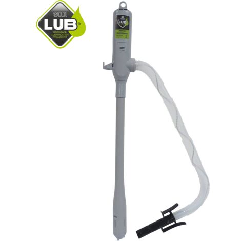 Pompe de transfert sur piles 9 l/min – Débit 9 l/min – Longueur tube 385mm – Pour kérosène et gasoil – 8585 – Sodilub