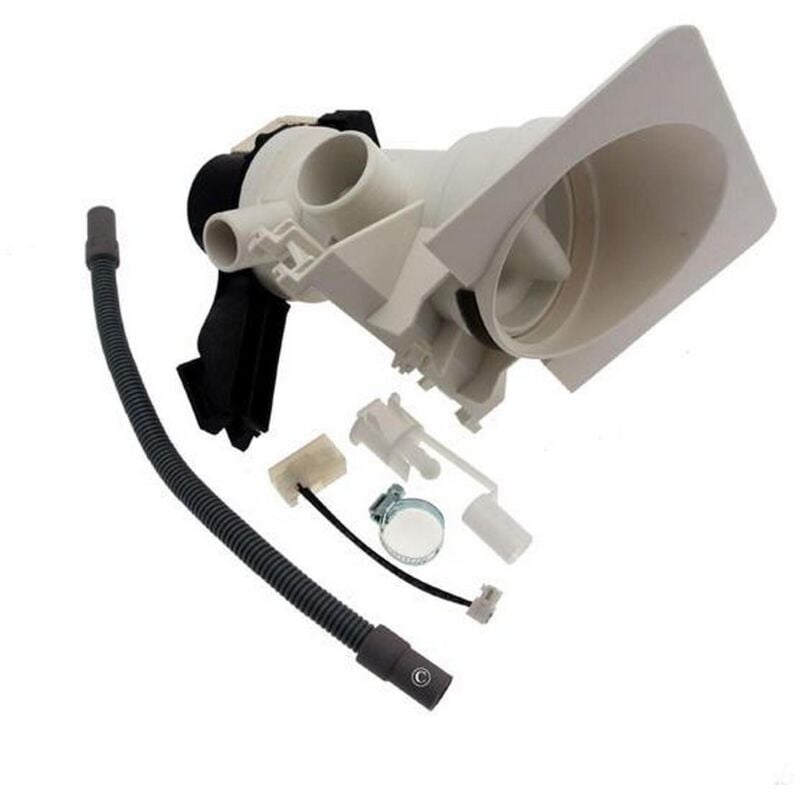 Whirlpool - Pompe de vidange (55871-40009) (481231028144) Lave-linge bauknecht baucknecht, laden, ikea ignis, bosch,