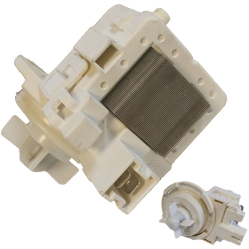 Miele - Pompe de vidange compatible compatible (3568614, 6239560) Lave-linge aka, ariston hotpoint, eio, haier, kompatibel m'tec, omega