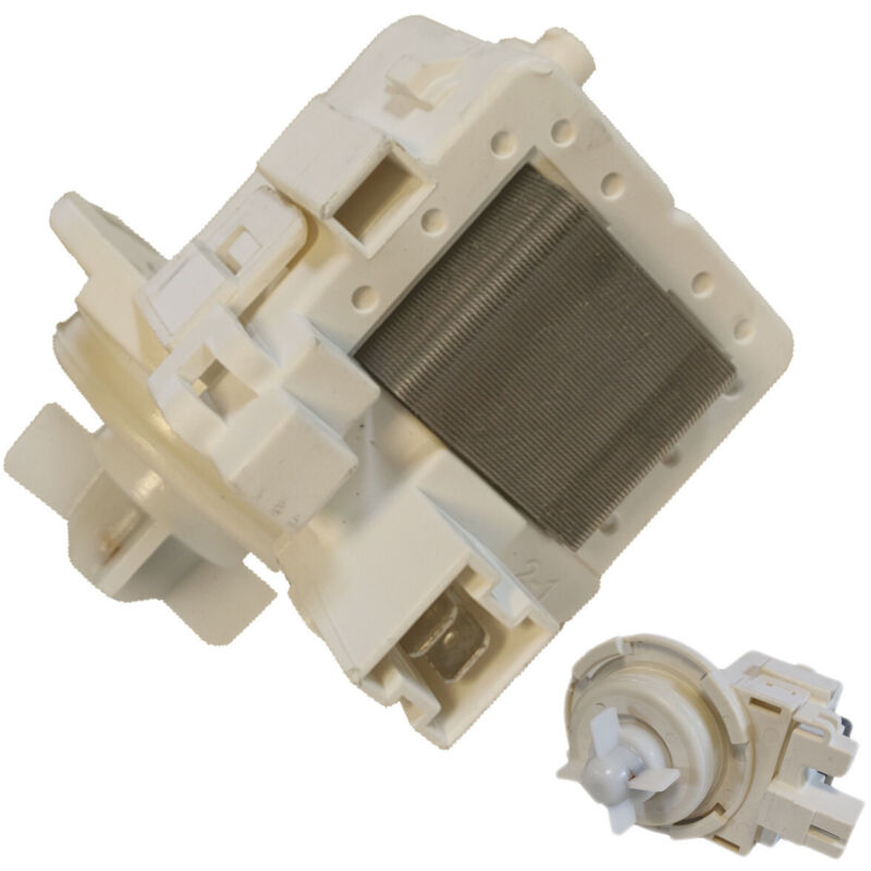 Pompe de vidange compatible compatible (3568614, 6239560) Lave-linge AKA, ARISTON HOTPOINT, EIO, HAIER, KOMPATIBEL MIELE, M'TEC, OMEGA