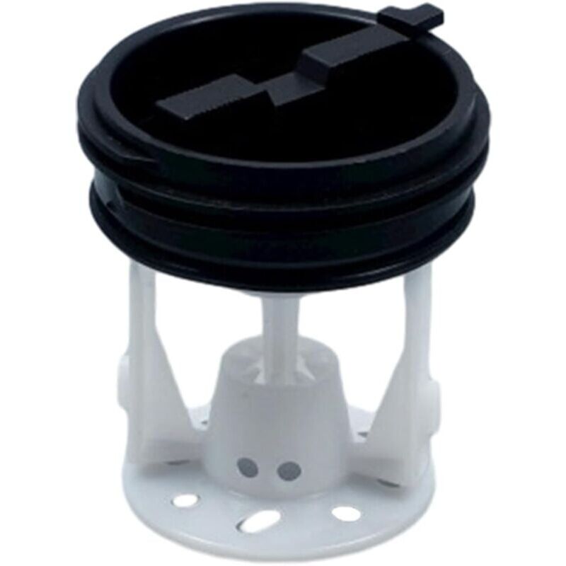 Image of SNQ - Pompe de vidange de lave-linge, couvercle de bouton, joint de sortie de vidange, filtre à peluches pour égouttoir de machine à laver,
