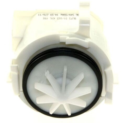 Pompe de vidange pour lave-vaisselle – Compatible Bosch, Siemens, Neff, Gaggenau – Moteur performant – Diamètre hélice 37mm – Dimensions 78x76x72mm