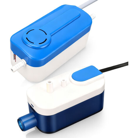 Pompe de vidange silencieuse pour climatiseurs de type mini split, 24 L/h, avec réservoir d'eau de 60 ml, utilisée pour la vidange des climatiseurs et des déshumidificateurs.