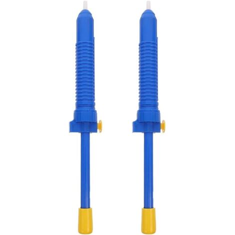 Pompe dessouder manuelle en plastique bleu durable grand format