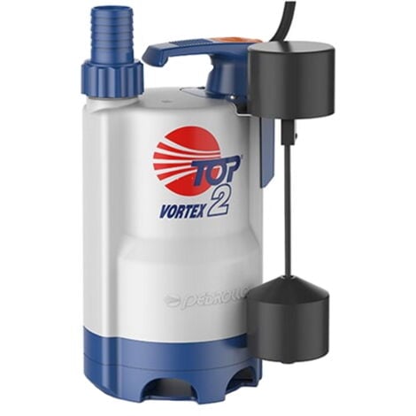 pompe d'évacuation Pedrollo TOP 2-VORTEX/GM flotteur magnétique Mono eaux usées ménagères pour la fosse vidage cuves 0,37kW