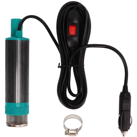 Pompe D'extraction D'huile et D'eau électrique Portable 12V, Câble de 5m, Fluide de Transfert, Kérosène, Remorque RV.