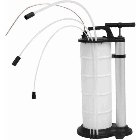 Pompe d'extraction par aspiration d'eau et d'huile usagée 9 L, transfert de fluide sous vide, fonctionnement manuel
