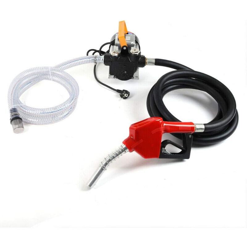 Pompe à diesel - 230 v, 550 w - Pompe à carburant auto-amorçante - Pistolet automatique, 60 l/min - Station d'essence mobile