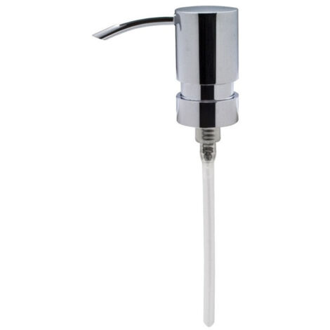 Pompe doseuse BAROLO en métal, pour distributeurs de savon chrome