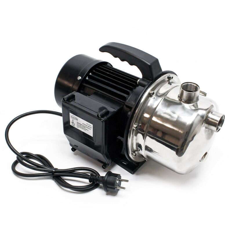 Helloshop26 - Pompe eau domestique portable électrique jardin acier fin 1100 watts 4600 litres par heure