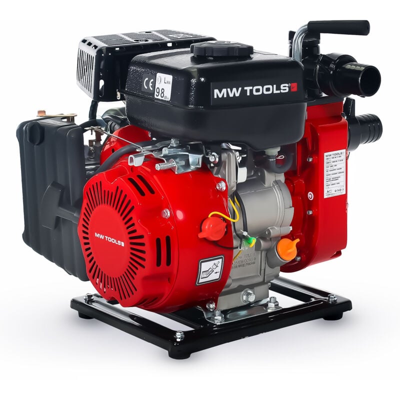 Pompe à eau motopompe thermique essence 10.000 L/h 2 cv raccord 1,5 hauteur de refoulement 16 m Mw Tools WP1000