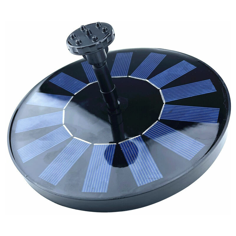 Pompe à eau solaire 1.7W panneau solaire fontaine d'eau bain d'oiseau petit étang décoration de jardin
