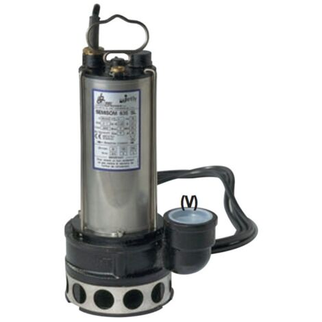 Pompe eau usée DAB SEMISOMV635MCD 1,1 kW sortie verticale de 6 à 30 m3/h monophasé 220V
