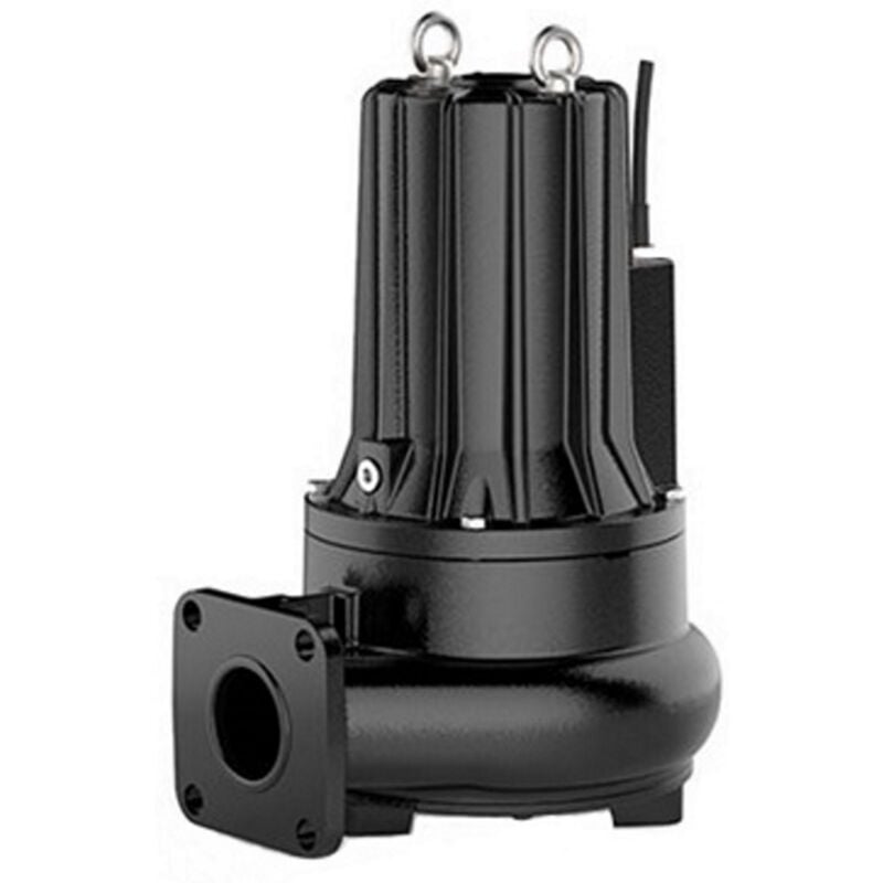 Pompe Eaux boueuses avec bride pour pied Pedrollo MC 40/65-F roue BICANAL Triphasé 3kW GRAND Débit IMMERGEE installations dans canuax