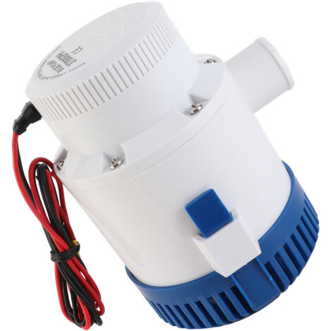 Pompe Électrique Automatique pour Piscine Spa Bassin Grande Capacité Pompe de Cale Submersible Drainage 3700GPH 24V