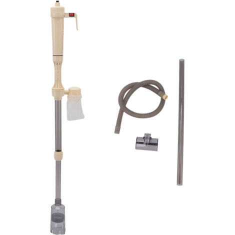 Pompe Électrique de Nettoyage pour Aquarium, Siphon Aspirateur de Graviers et Déchets, Tube de Changement d'Eau 100-240V - AUTRES