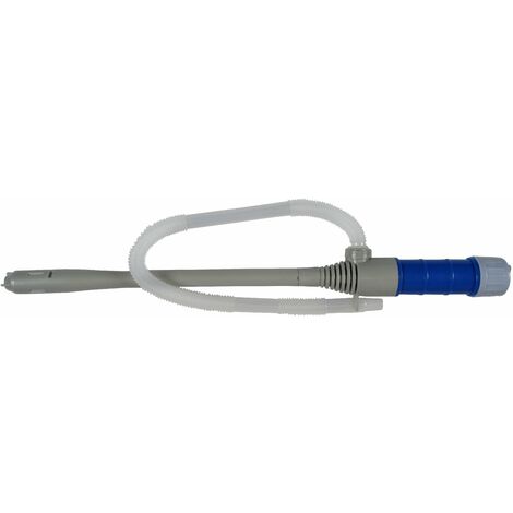 Pompe électrique universelle pour remplissage et vidange – Compatible avec pétrole, kérosène, eau – Longueur flexible 62 cm – SH200 – F1 Distribution