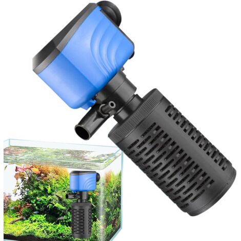 Pompe Filtre pour Aquarium - Pompe D'Étang avec Oxygénation Puissante -