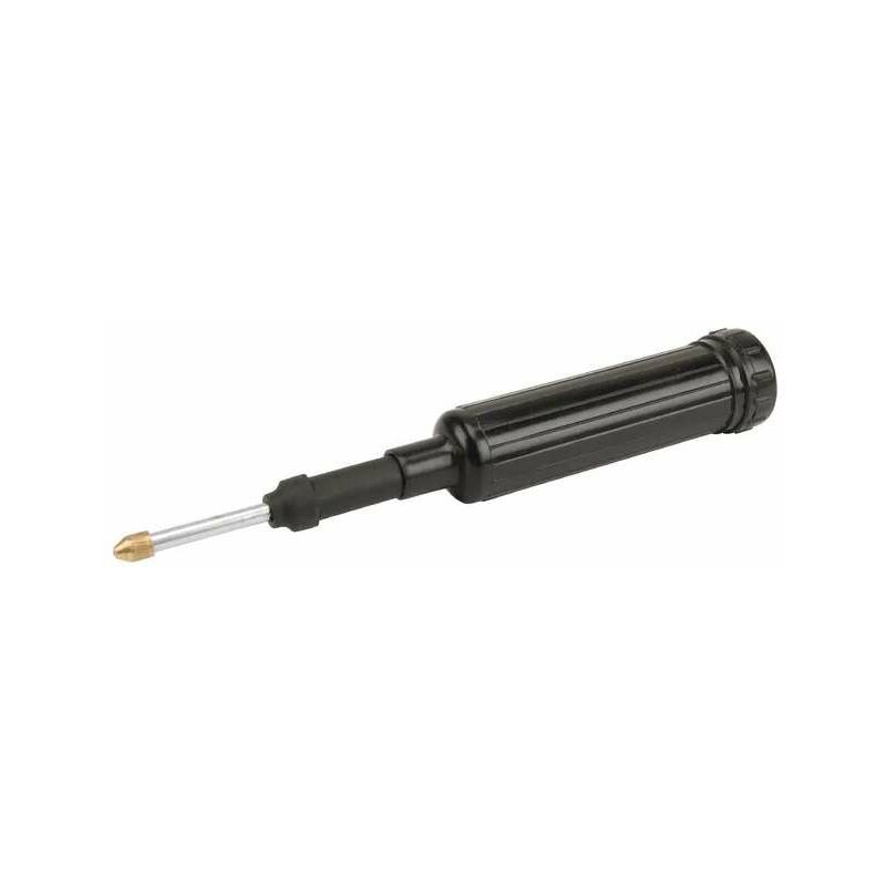 Pompe à graisse manuelle 100mL à pousser embout pointu nez guide chaine tronçonneuse