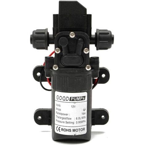Pompe haute pression DC 12 V 6 l/min, pompe à eau auto-amorçante, interrupteur automatique pour lavage de voiture, nettoyage de bateau et arrosage de jardin