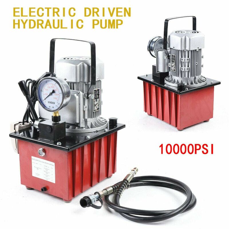 Pompe hydraulique 700 bars électrique avec pompe hydraulique manuelle 750 w valve électrique
