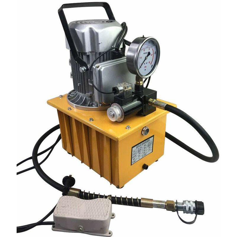 Senderpick - Pompe hydraulique électrique 10000+ psi avec valve manuelle