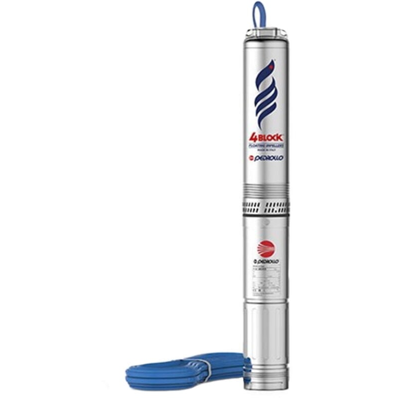 Pompe immergéé pour forage 4' eau potable Pedrollo 4BLOCKm6/3 0,37kW mono débit