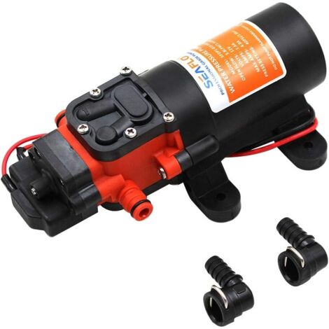 Pompe immergée 12V 35PSI – Débit 6 l/min – Pressostat intégré pour fonctionnement automatique – Compatible caravane et bateau