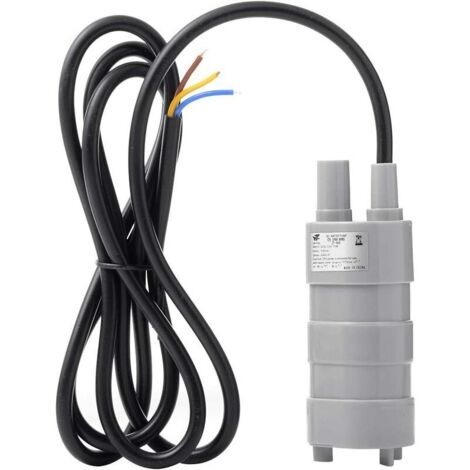 Pompe immergée 12V 840L/h – Moteur sans balai – Pour aquariums, bassins, douches, jardins – Design compact et silencieux