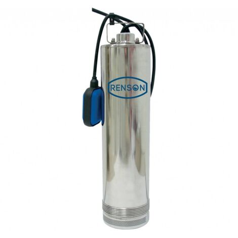 Pompe immergée 5'' 800W – Acier inoxydable – Refoulement 1''1/4 G – Profondeur max 20m – Débit adapté pour arrosage et adduction d'eau
