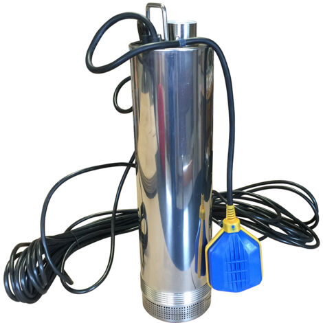Pompe Immergée 5" inox avec flotteur 1200W - 7.5 bars