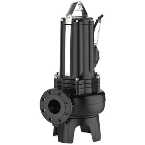 Pompe IMMERGEE Pedrollo MC4 50/55 roue BICANAL avec bride pour pied Triphasé 5Hp GRAND Débit Eaux usées dans canuax 4 POLES