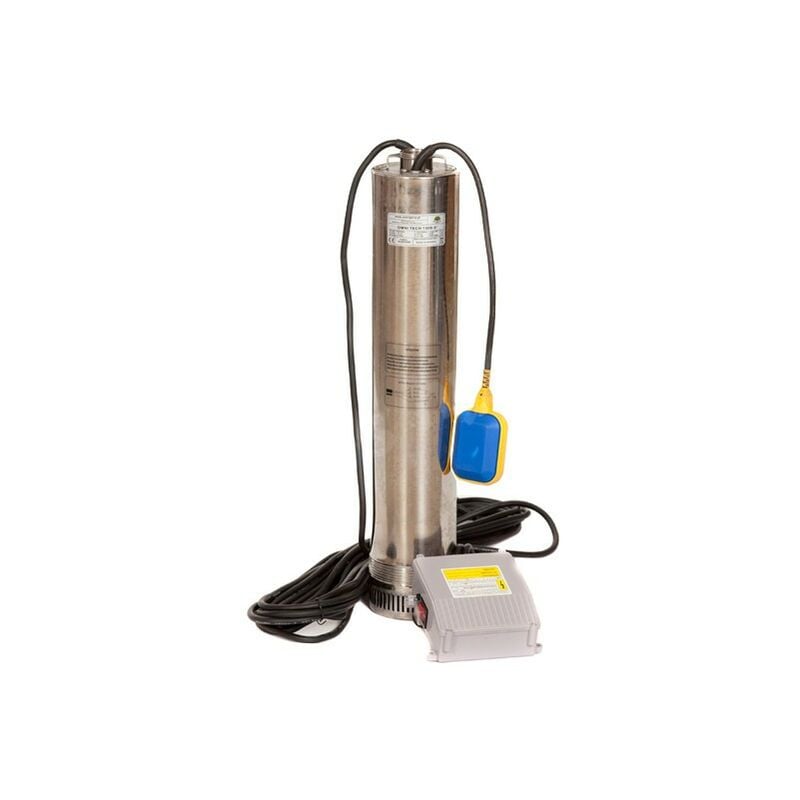 Pompe immergée pour puit - 1100W - 65 m - Inox - 6m3-h