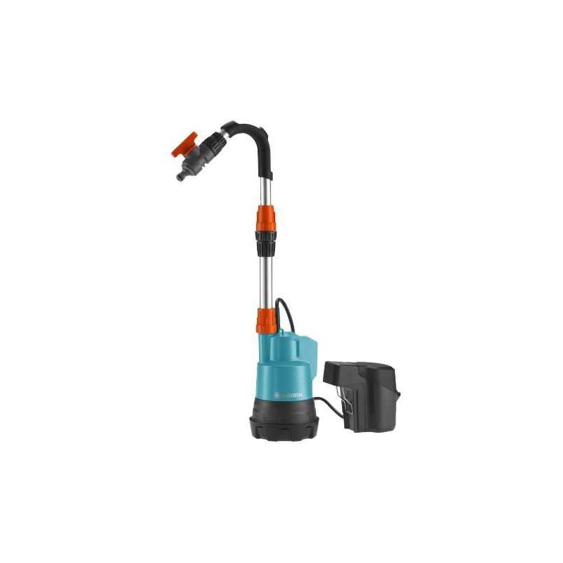 Pompe à batterie pour réservoir d'eau de pluie 1749-20