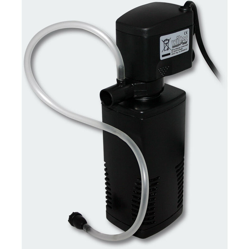 Pompe interne d'aquarium filtre jusqu'à 0,8 m 600 litres par heure 8 watts