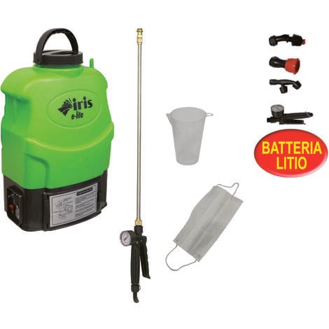 Pompa Irroratrice a batteria Litio 16Lt Iris Garden E-lite