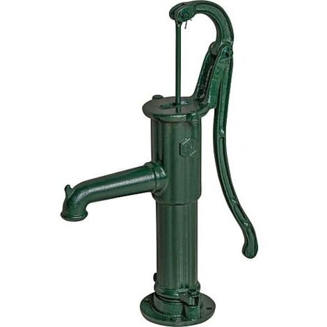 Pompe manuelle avec bride rond Type 75,  1 1/4", vert